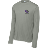 Curry College (Bleed Purple Hockey) Youth Long Sleeve PosiCharge Competitor Tee